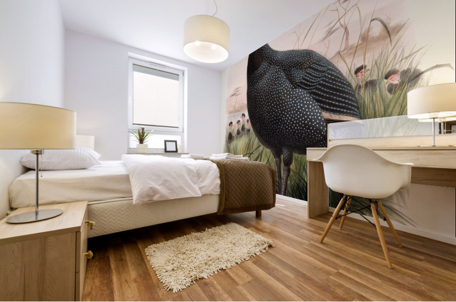 Numida Granti. 1872 Mural print