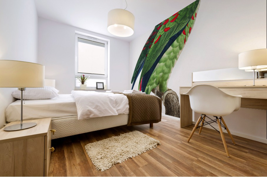 Black lory  Mural print