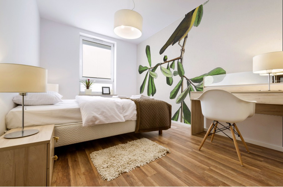 Roscoes Yellow-throat Mural print