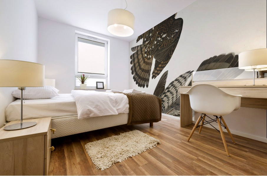 Stanley Hawk Mural print