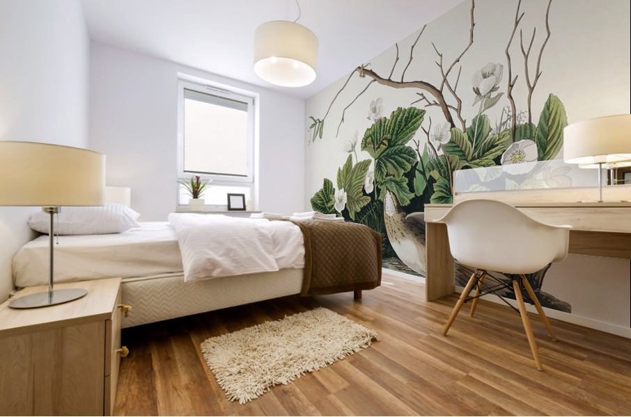 Lincoln Finch Mural print