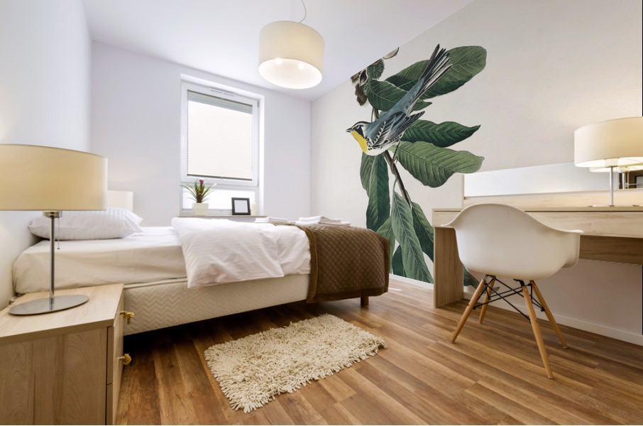 Yellow Throated Warbler Mural print