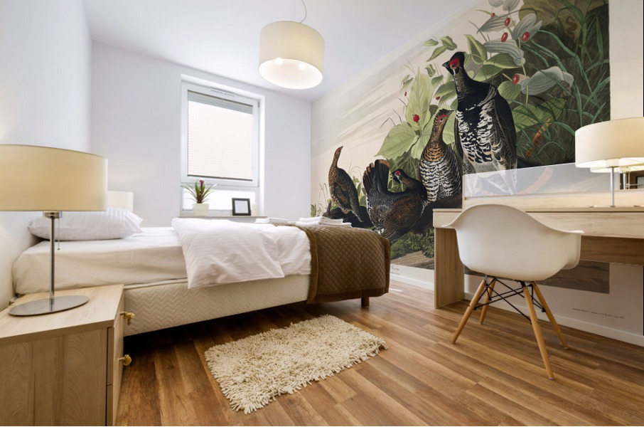 Spotted Grouse Mural print
