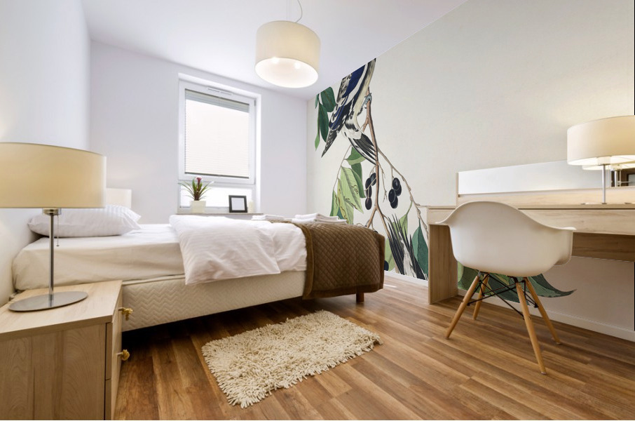 Yellow bellied Woodpecker Mural print