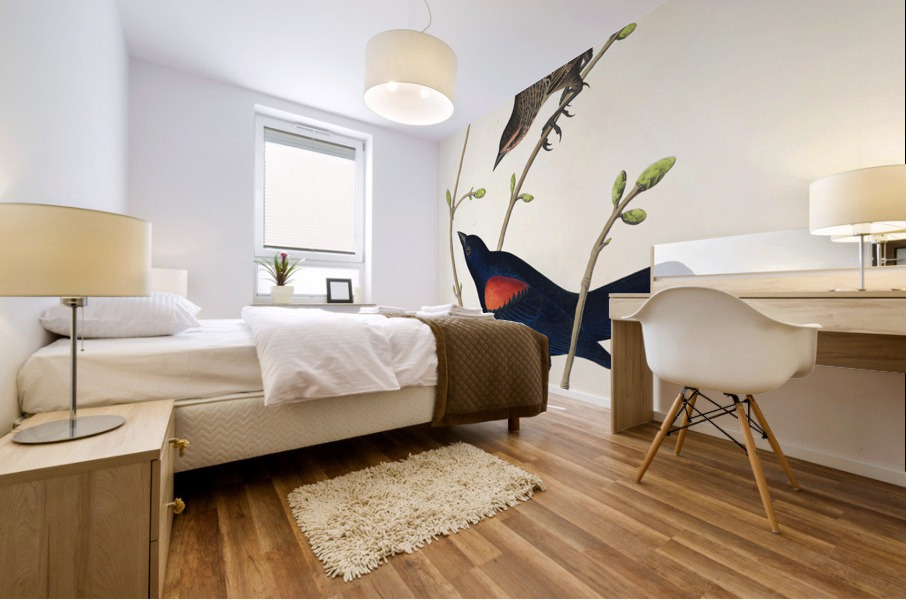 Prairie Starling Mural print