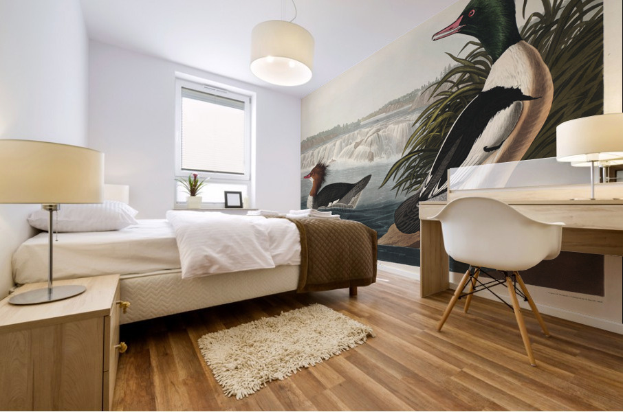 Goosander Mural print