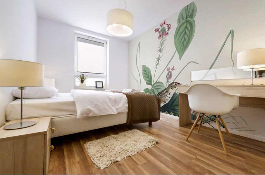 Henslows Bunting Mural print