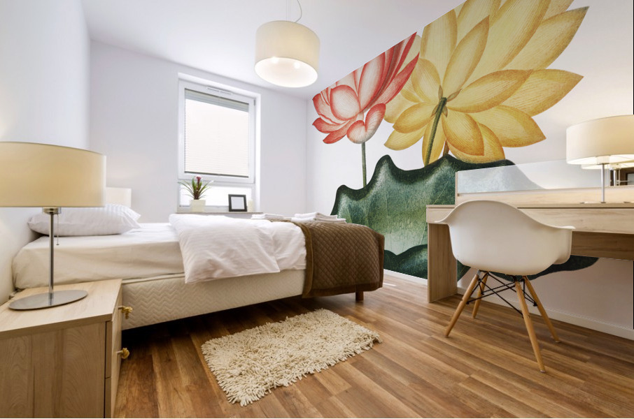 The Sacred Egyptian Bean Mural print