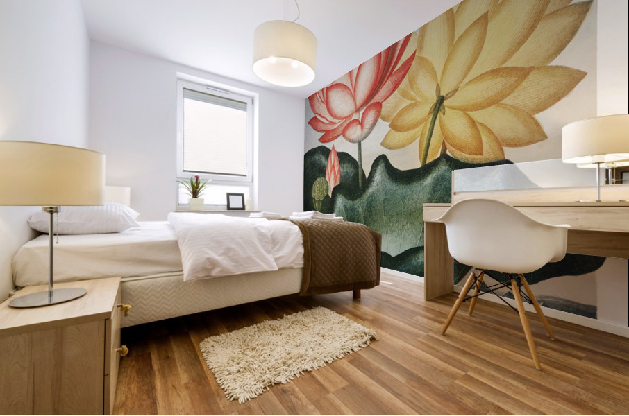 The Sacred Egyptian Bean Mural print