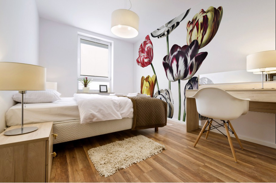 Tulips Mural print