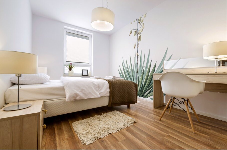 Adam needle illustration  Mural print