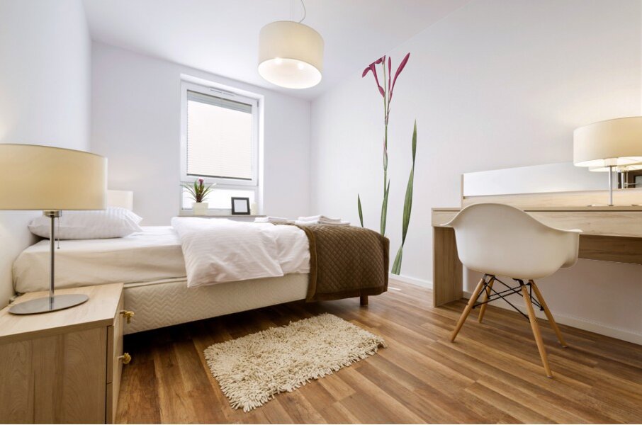 False helleborine illustration  Mural print