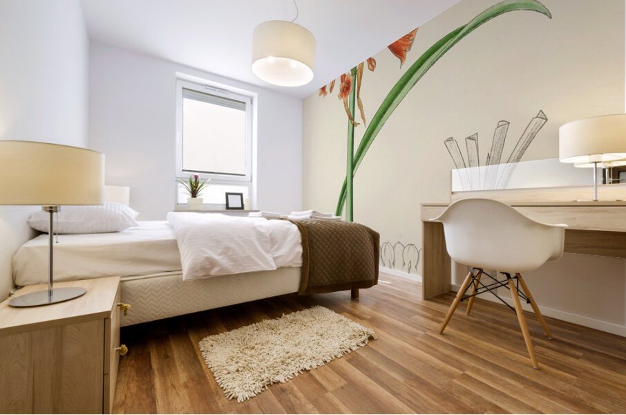 Cyrtanthus Rotundilobus Mural print