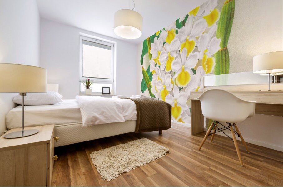 Dendrobium galliceanum Mural print