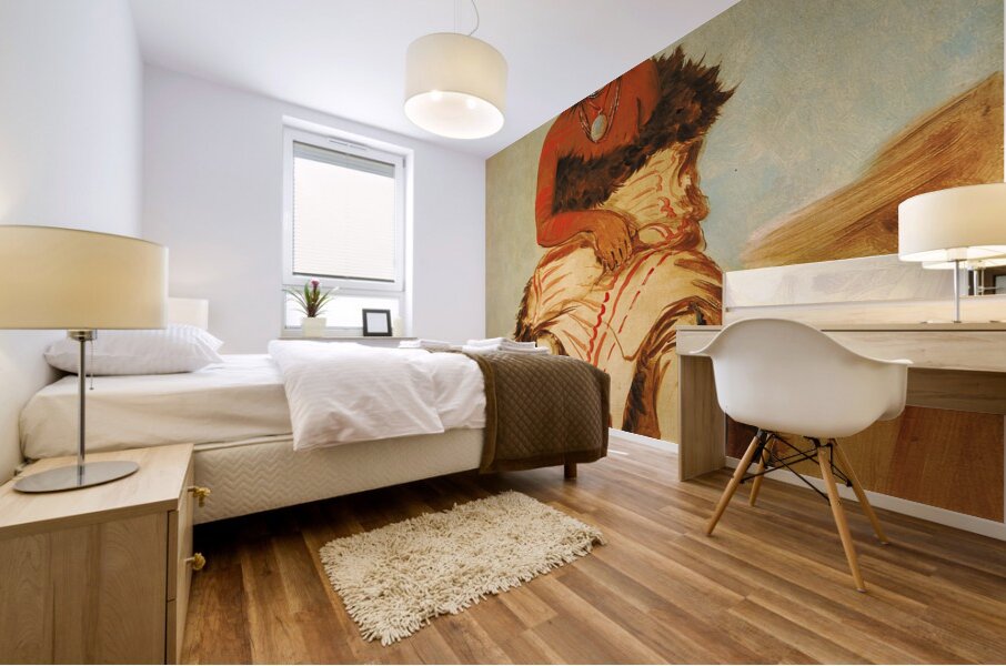 Lá-Shah-Le-Stáw-Hix Man Chief a Republican Pawnee 1832 Mural print