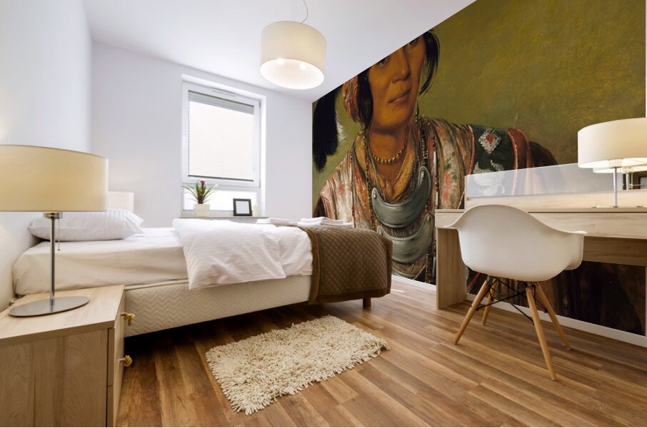 Os-Ce-O-Lá The Black Drink a Warrior of Great Distinction 1838 Mural print