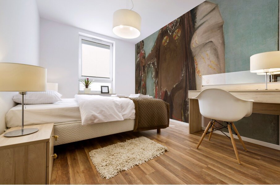 Pa-Rís-Ka-Róo-Pa Two Crows a Band Chief 1832 Mural print