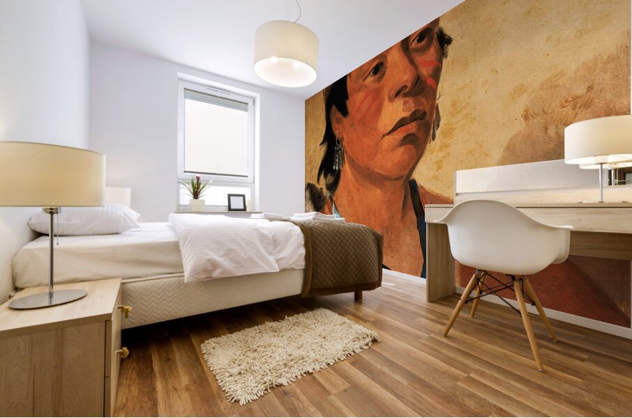 Round Island a Warrior 1831 Mural print