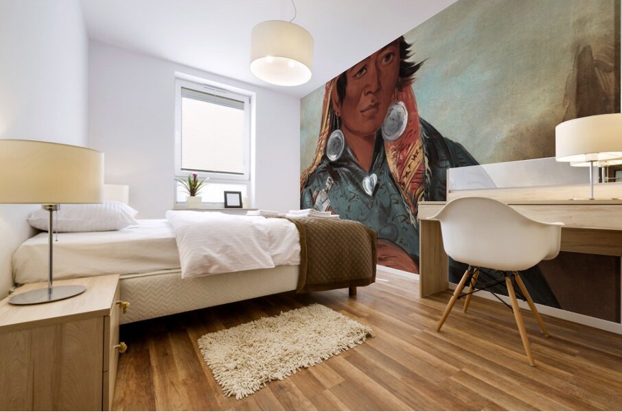 Wáh-Pe-Say The White 1830 Mural print