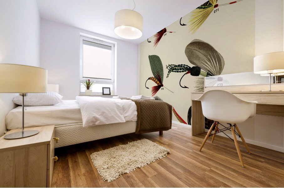 Bass Flies  Mural print