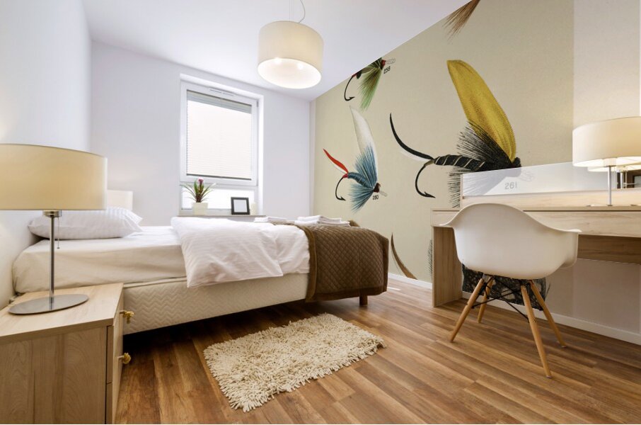 Bass Flies  Mural print