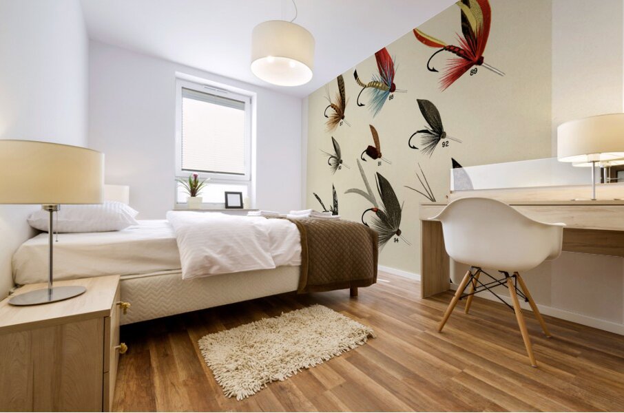 Trout Flies  Mural print
