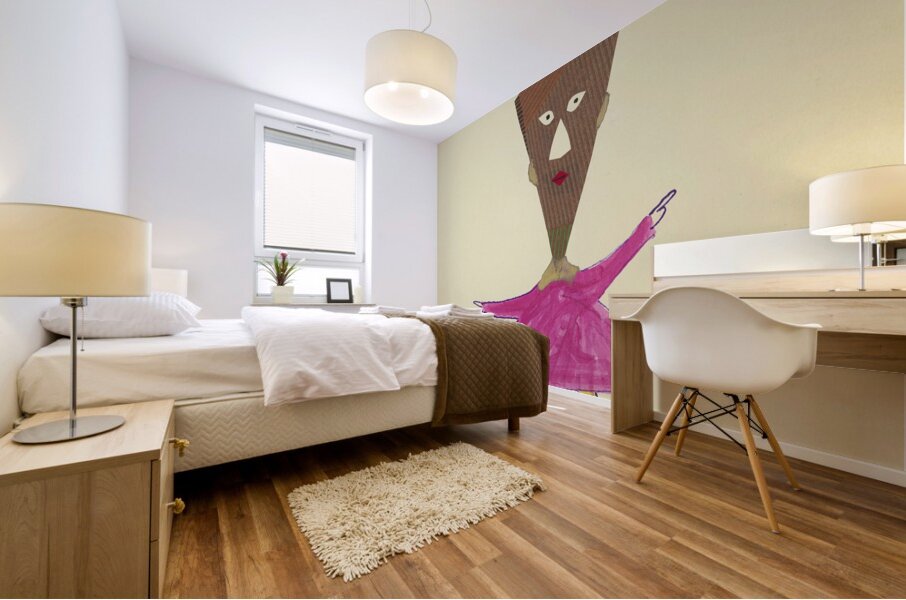 ‘Hier ist ersetzlich Jedermann … ‘ 1931  My Pictures Become Wilder and Wilder By John Elsas Mural print