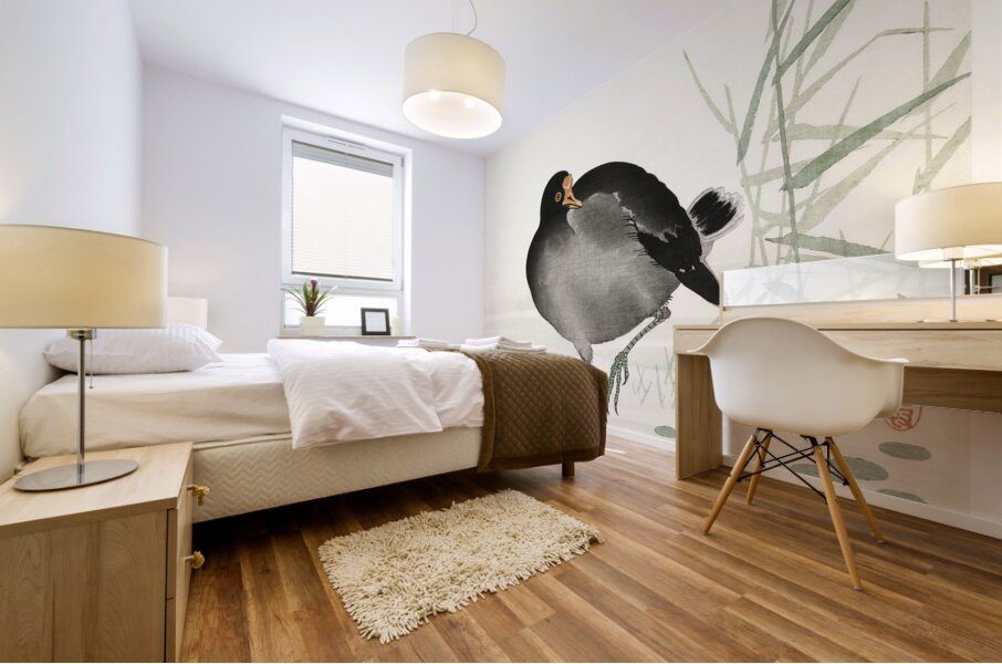 Torii in the snow 1900 - 1910 by Ohara Koson 1877-1945. Mural print