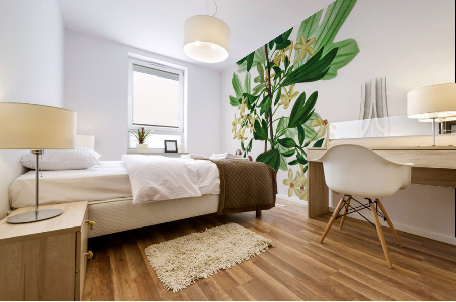 Hummingbird fuchsia Fuchsia gracilis Mural print