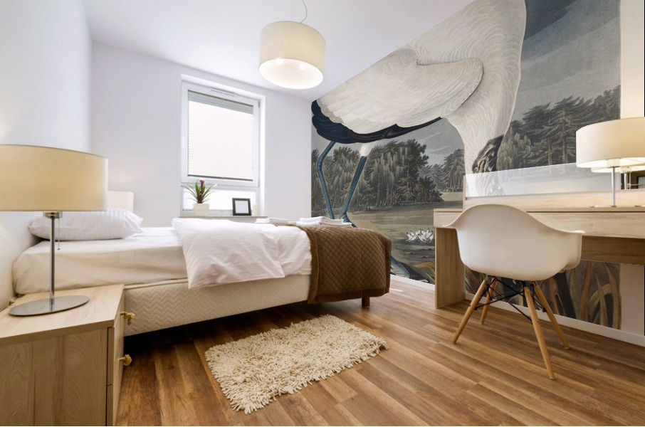 Wood Ibiss Mural print