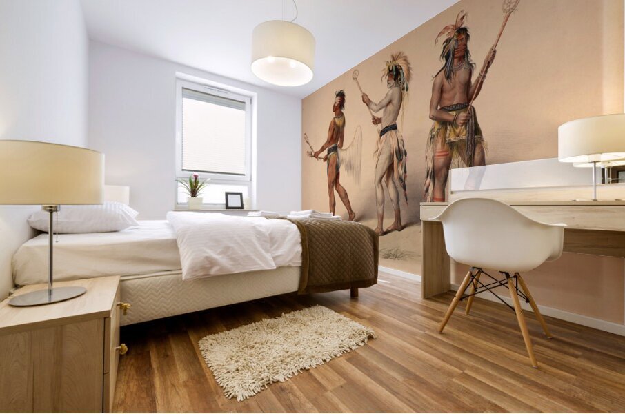 Ball Players Mural print