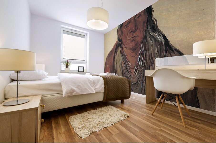 Wah-pe-séh-see Mother of the Chief 1830 Mural print