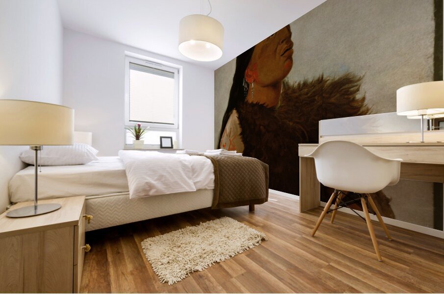 Wife of The Six 1832 Mural print