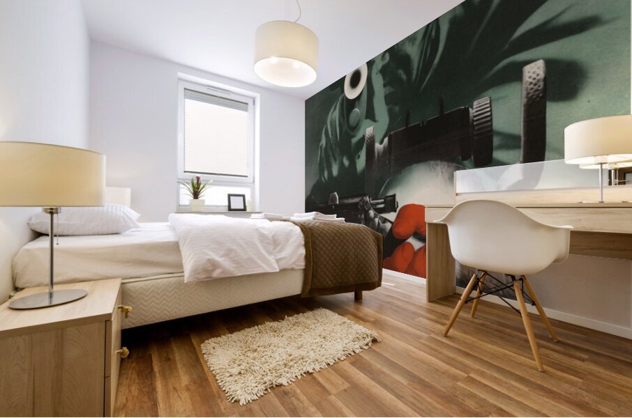 His Rifle Will Fire – Will Mine Mural print