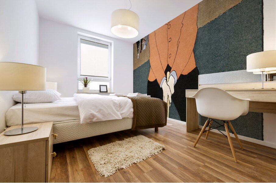 Golf Player 1898 by Edward Penfield Mural print