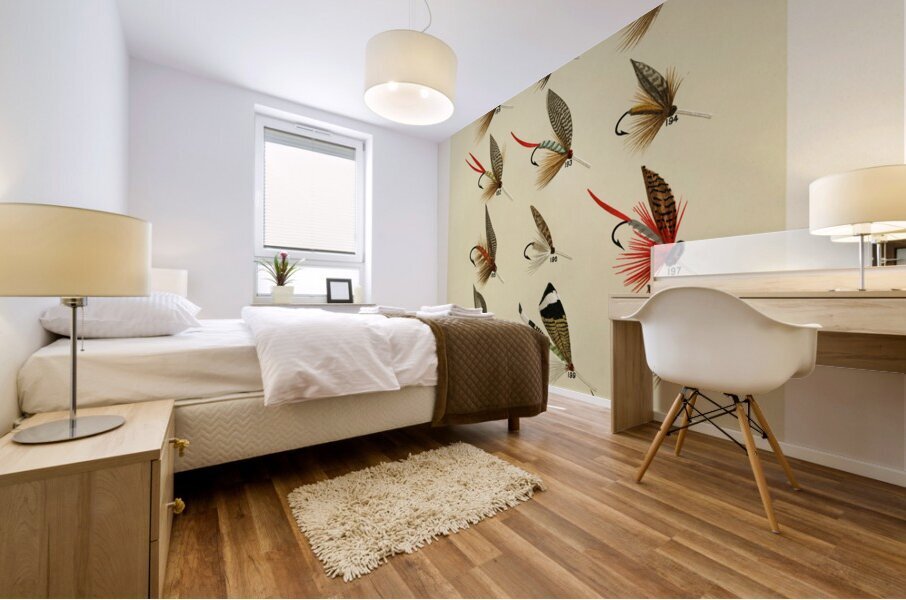 Trout Flies  Mural print