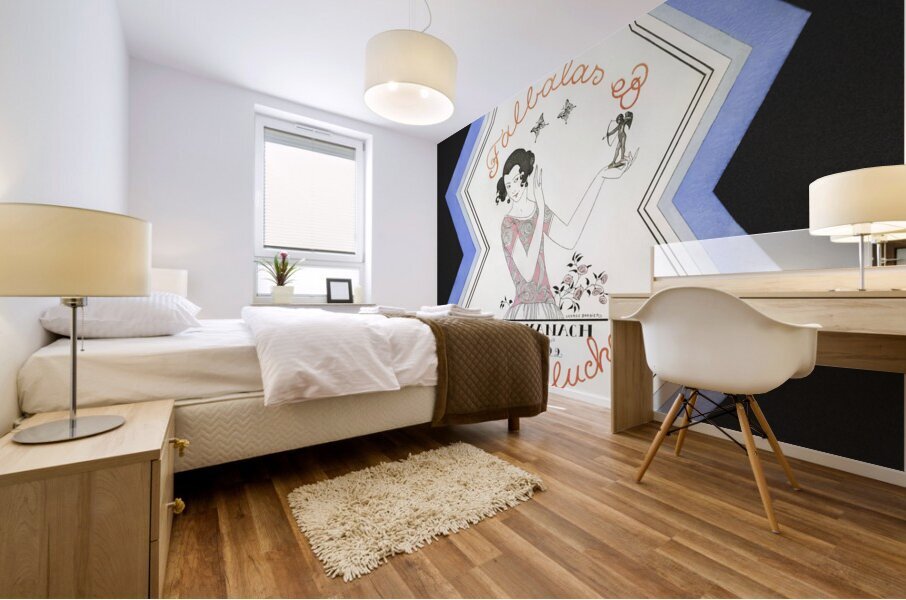 Almanach des Modes pr&eacutesentes pass&eacutees & futures pour Falbalas et Fanfreluches 1922 fashion illustration  by George Barbier.  Mural print