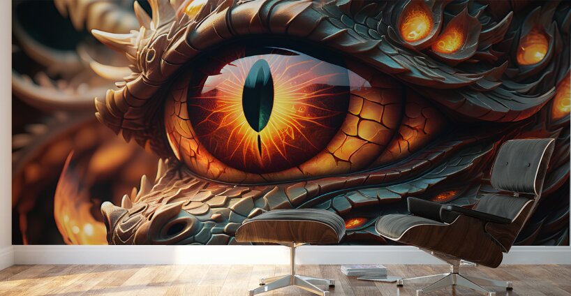 Eye of the Evil Dragon By ISHISH Wall Murals