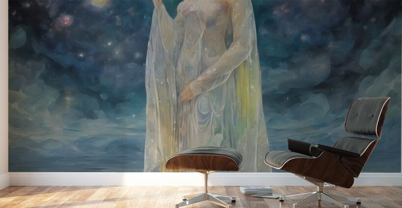 The Mystical Lady By ISHISH Wall Murals