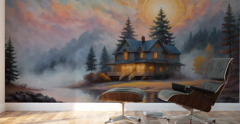 Whispering Clouds By ISHISH Wall Murals