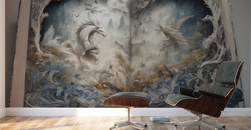 Fabled Fairy Book By ISHISH Wall Murals