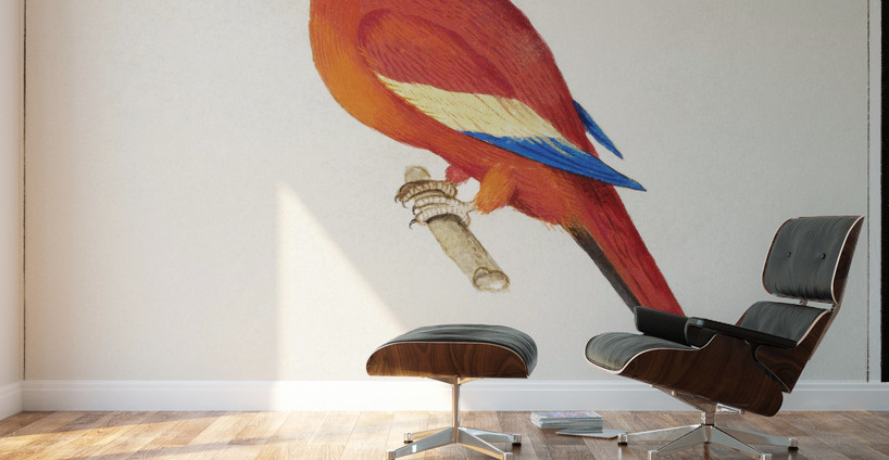 Houting in vintage style Wall Murals
