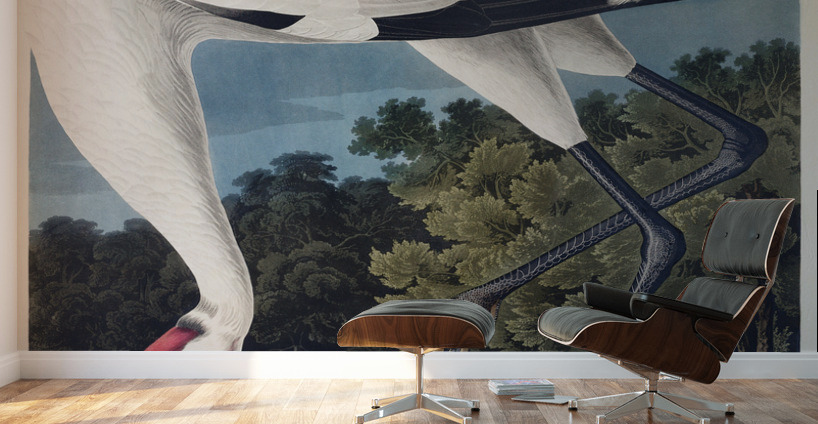 Hooping Crane Wall Murals