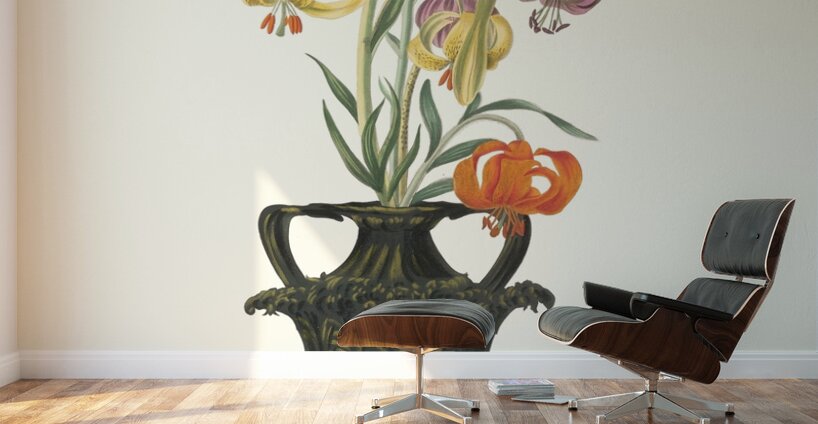 Lilium Pomponium Lilium Chalcedonicum 1834 Wall Murals