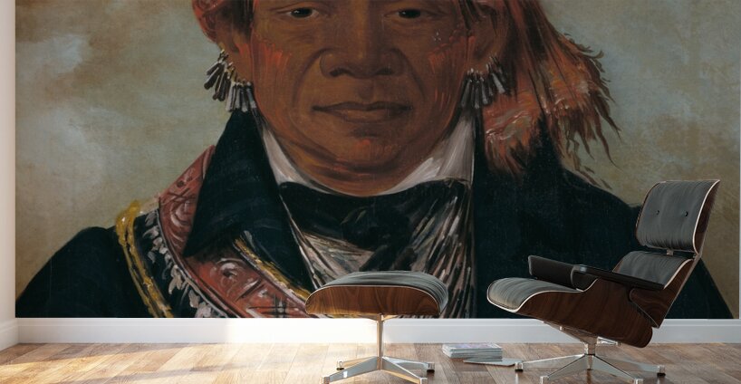 Bód-A-Sin Chief of The Tribe 1830 Wall Murals