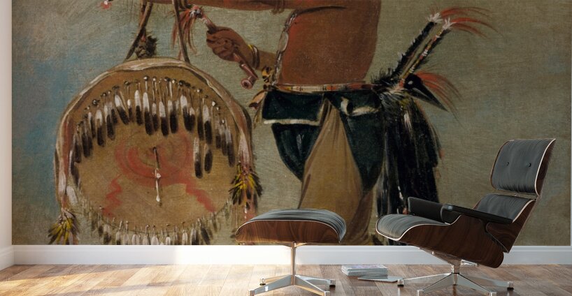 Pash-Ee-Pa-Hó Little Stabbing Chief a Venerable Sauk Chief 1835 Wall Murals