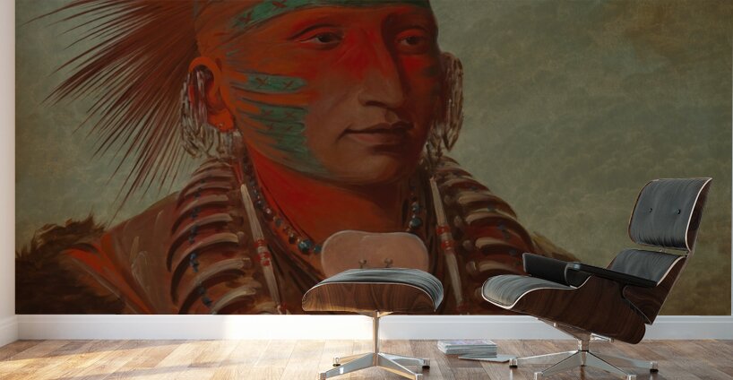 No-Ho-Mun-Ya One Who Gives No Attention 1844 Wall Murals