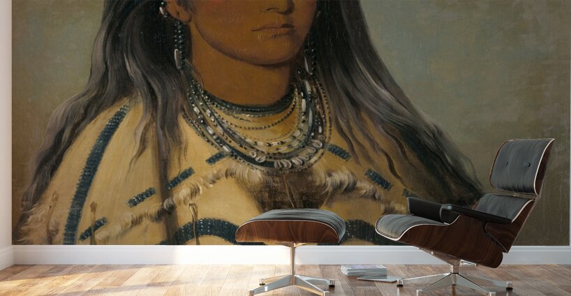 Sha-Kó-Ka Mint a Pretty Girl 1832 Wall Murals