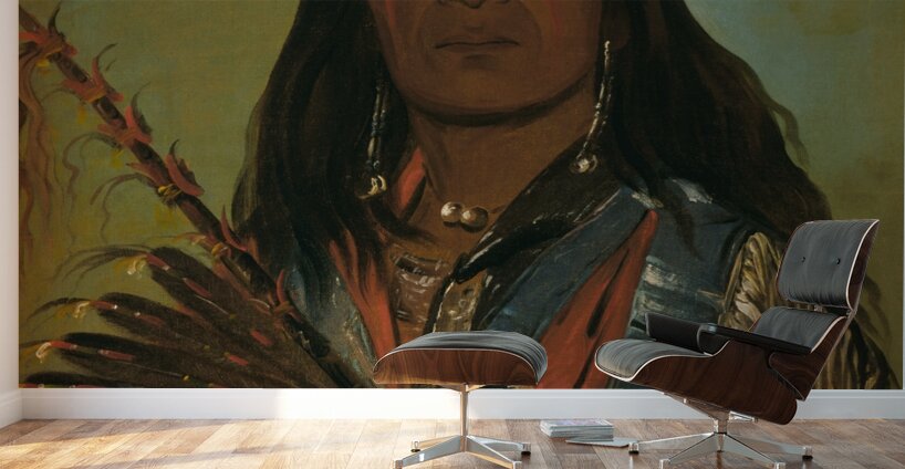 Shón-Ka The Dog Chief of The Bad Arrow Points Band 1832 Wall Murals