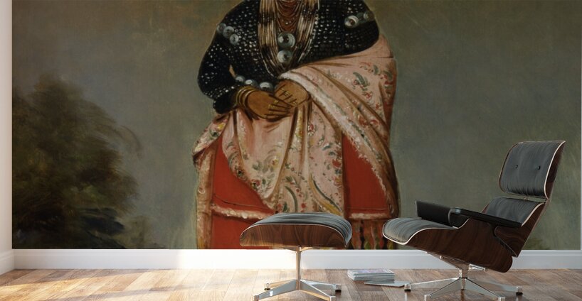 Wife of Kee-O-Kúk 1835 Wall Murals